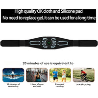 Smart Muscle Toner Abdominal Toning Belt Abs Trainer Body Belly Waist Massager  Home Gym Training Fitness Equipment