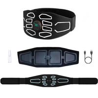 Smart Muscle Toner Abdominal Toning Belt Abs Trainer Body Belly Waist Massager  Home Gym Training Fitness Equipment