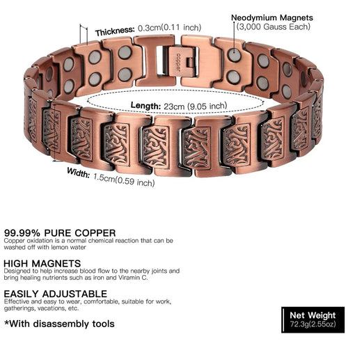 MagnaCopper™ Wellness Bracelet 🧲✨ Style Meets Balance