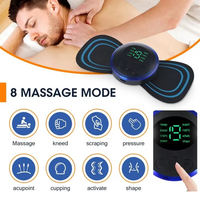 Mini Portable Rechargeable Muscle Massager for Neck Relief Back and Legs Ideal for Travel and Esport