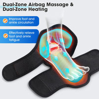 Wireless Air Pressure Foot Ankle Massager,Electric Heating Airbag Compression Ankle Massage,Plantar Fascia Foot Muscle Relax
