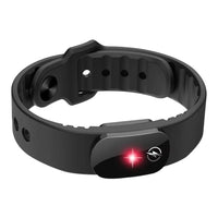 LED Digital Alarm Clock Watch Waterproof Snooze-proof Alarm Bracelet Adjustable with Running Pedometer Fitness Wristbands