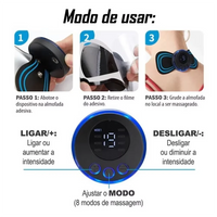 Mini Portable Rechargeable Muscle Massager for Neck Relief Back and Legs Ideal for Travel and Esport